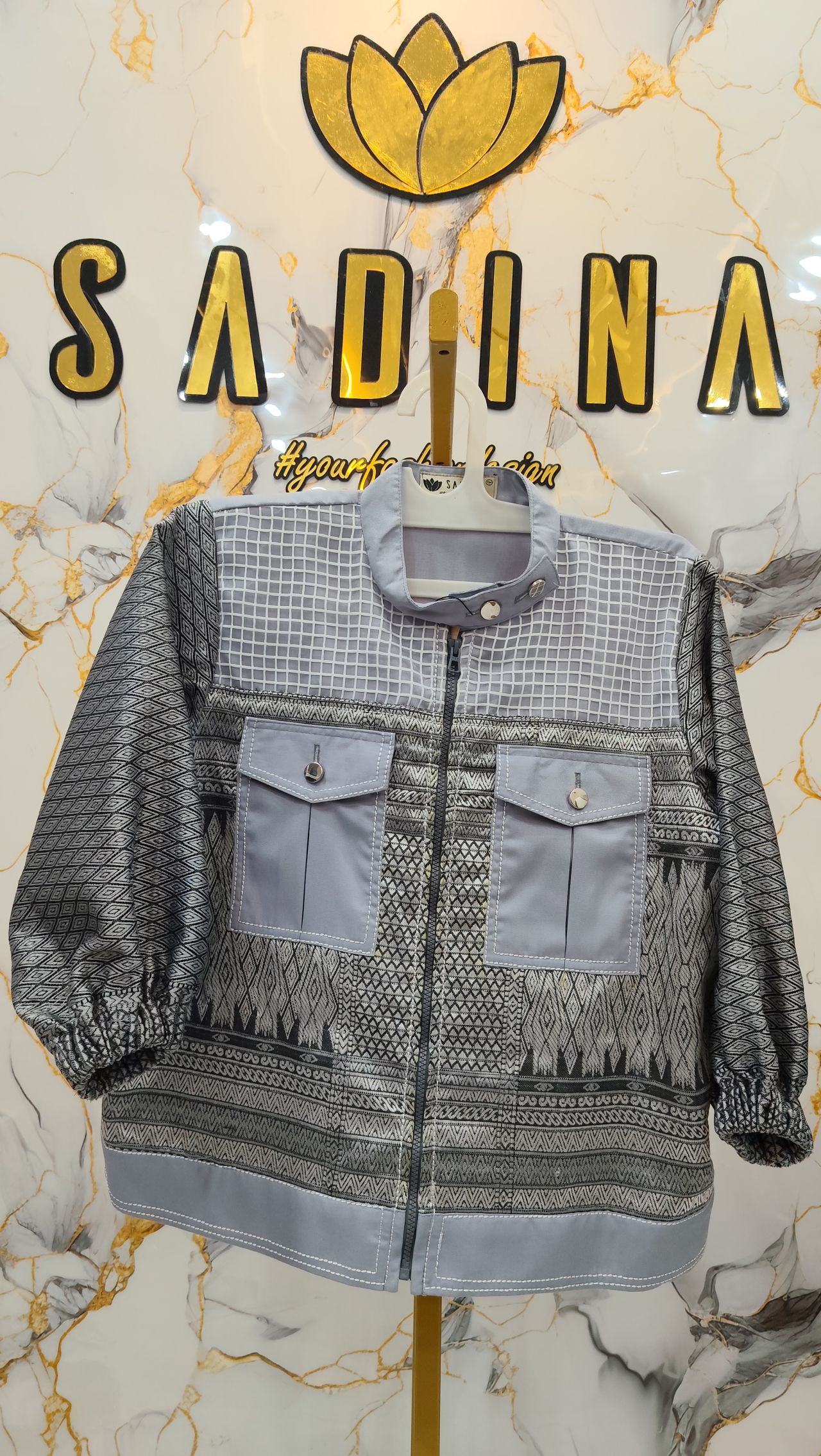 Sadina Ulos Ethnic Zip Jacket