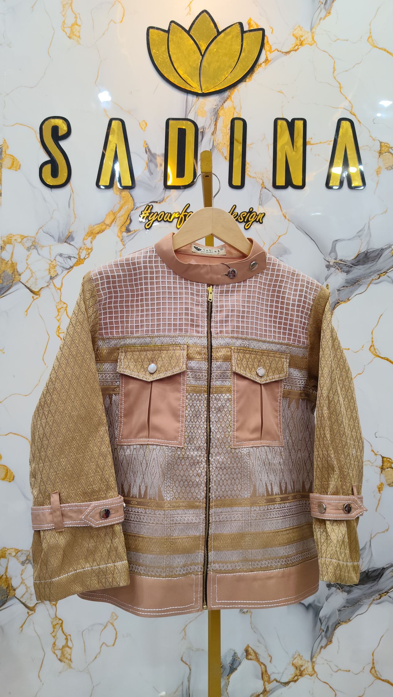 Sadina Ulos Ethnic Zip Jacket